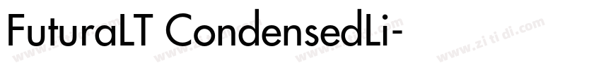 FuturaLT CondensedLi字体转换